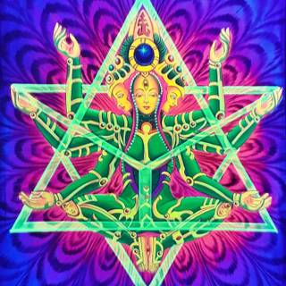 Merkaba iPhone wallpaper