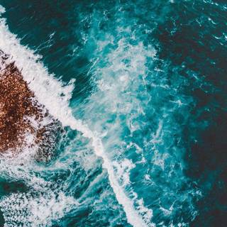 Wave HD iPhone wallpaper