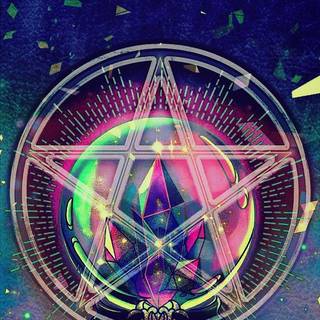 Merkaba iPhone wallpaper