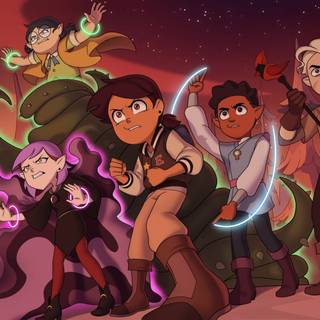 The Owl House aesthetic desktop wallpaper