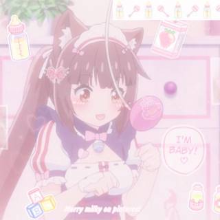 Aesthetic Kawaii anime desktop wallpaper