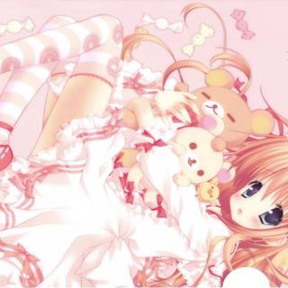 Aesthetic Kawaii anime desktop wallpaper