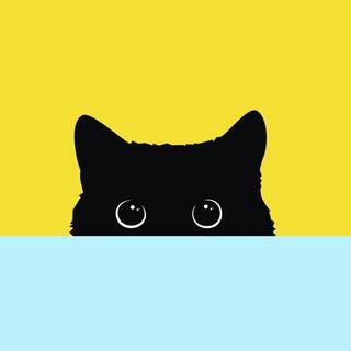 Kawaii cat aesthetic desktop wallpaper