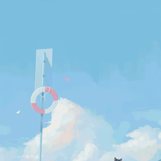 Simple anime wallpaper