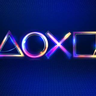 Pink minimalist PlayStation wallpaper