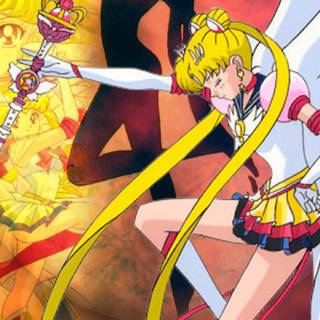 Super Sailor Moon desktop wallpaper