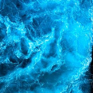 Blue sea phone wallpaper