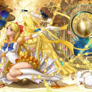 Super Sailor Moon desktop wallpaper