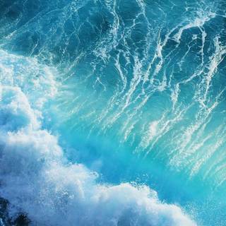 Blue sea phone wallpaper