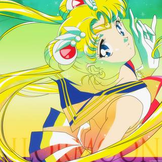 Super Sailor Moon desktop wallpaper