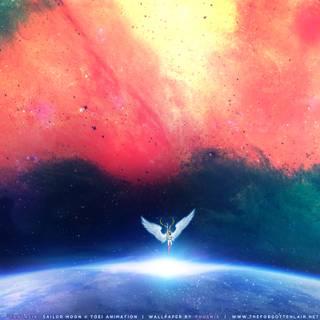 Super Sailor Moon desktop wallpaper