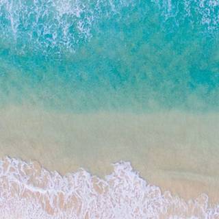 Blue sea phone wallpaper