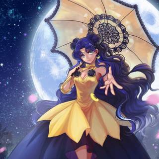 Super Sailor Moon desktop wallpaper