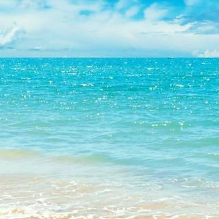 Blue sea phone wallpaper