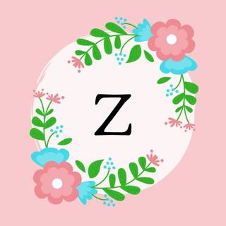 Cute letter Z wallpaper