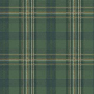 Green plaid wallpaper