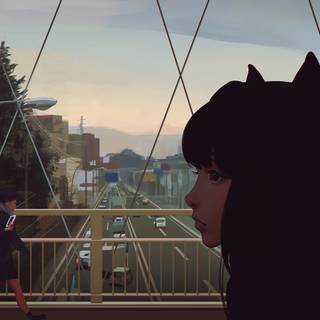 Semi realistic wallpaper