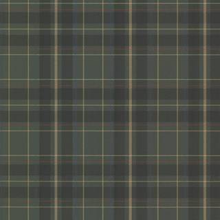 Green plaid wallpaper