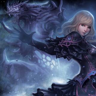 Semi realistic wallpaper