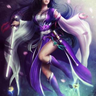 Semi realistic wallpaper