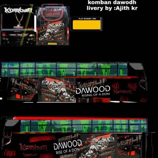 Komban bus livery wallpaper