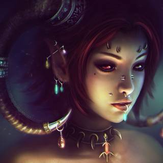 Semi realistic wallpaper