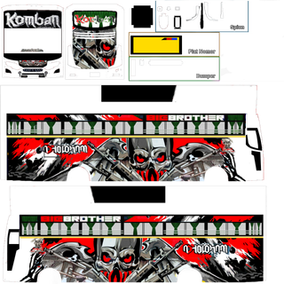 Komban bus livery wallpaper