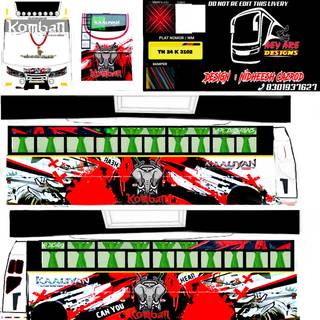 Komban bus livery wallpaper