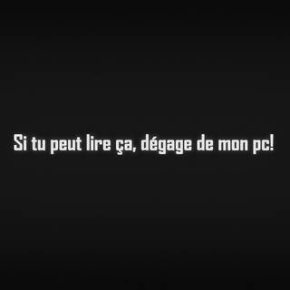 Simple text wallpaper