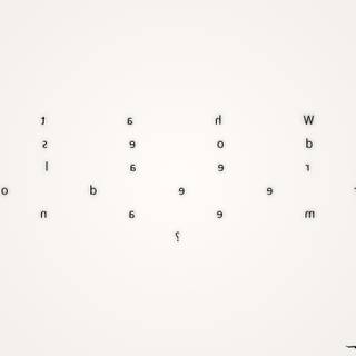 Simple text wallpaper