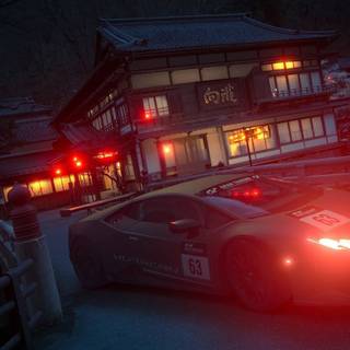 Car simulator wallpaper