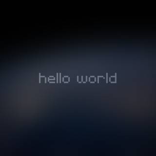 Simple text wallpaper