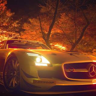 Car simulator wallpaper