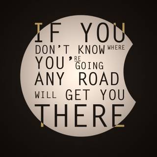 Simple text wallpaper