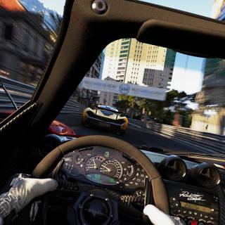Car simulator wallpaper