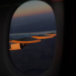 Airplane night wallpaper