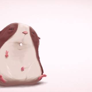 Fat hamsters wallpaper