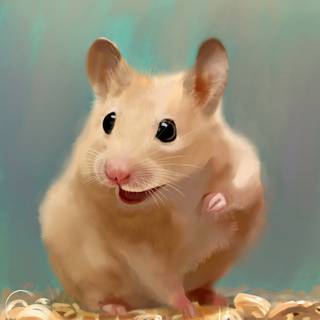 Fat hamsters wallpaper