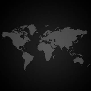 World map dark wallpaper