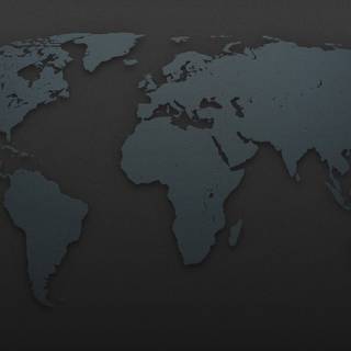 World map dark wallpaper
