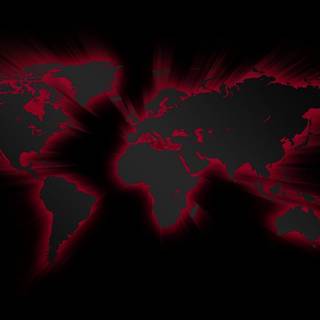 World map dark wallpaper