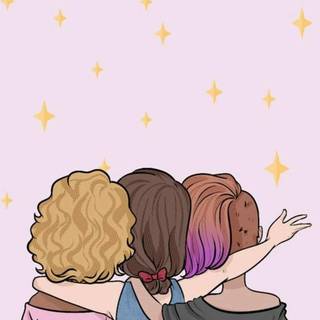 Matching friends wallpaper