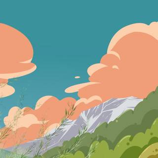 Nature collage wallpaper