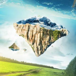 Nature collage wallpaper