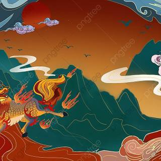Qilin wallpaper