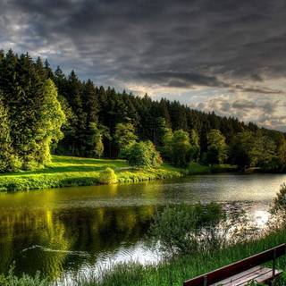 River summer wallpaper