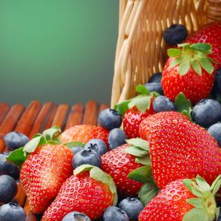 Summer basket wallpaper