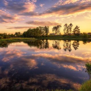 River summer wallpaper