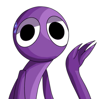 Purple Rainbow Friends wallpaper