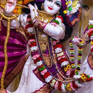 Radha Krishna cute wallpaper